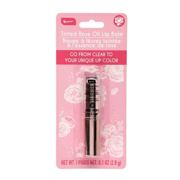 Lot of 3 B Pure Tinted Rose Oil Lip Balm Clear to Color NEW PH Adapting Color - Picture 2 of 9